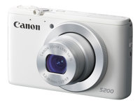 Canon PowerShot S200 - Digitalkamera - kompakt - 10.1 MP - 720 p - 5x optisk zoom - Wi-Fi - vit 8675B015