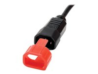 Eaton Tripp Lite Series PDU Plug Lock Connector C14 Power Cord to C13 Outlet Red 100pk - Kabelborttagningslås - röd PLC13RD