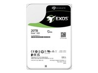 Seagate Exos X20 ST20000NM007D - Hårddisk - 20 TB - inbyggd - SATA 6Gb/s - 7200 rpm - buffert: 256 MB ST20000NM007D