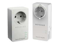 NETGEAR Powerline XAUB2511 - Powerline-adapter - HomePlug AV (HPAV), IEEE 1901 - vägginsticksbar XAUB2511-100PES