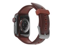 OtterBox All Day Comfort - Band för smart klocka - tegelröd - för Apple Watch SE, Series 10, Series 4, Series 5, Series 6, Series 7, Series 8, Series 9 77-96890