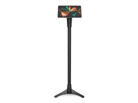 Compulocks Universal Invisible Mount Portable Floor Stand - Ställ - för notebook - svart - monteringsgränssnitt: 100 x 100 mm - golvstående 147BSMP01B