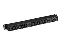 Eaton FlexPDU - Kraftdistributionsenhet (kan monteras i rack) - AC 220-240 V - 3000 VA - ingång: IEC 60320 C20 16A - utgångskontakter: 13 (IEC-kontakt) - 1U - 19" EFLX12I