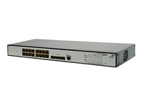 HPE 1910-16G Switch - Switch - Administrerad - 16 x 10/100/1000 + 4 x SFP - rackmonterbar JE005A#ABB