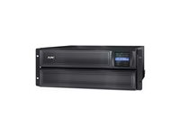 APC Smart-UPS - UPS (kan monteras i rack) - Ac 100/110/120/127 V - 2700 Watt - 2880 VA - 1 x batteri - USB, serial - utgångskontakter: 3 - 4U - svart - TAA-kompatibel SMX3000RMX93