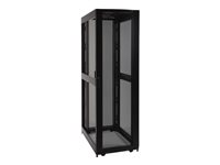 Tripp Lite 42U Rack Enclosure Server Cabinet Doors No Sides 3000lb Capacity - Rack skåp - svart - 42U - 19" SR42UBEXP