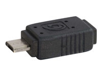 C2G USB Mini B to Micro B Adapter - USB-adapter - mini-USB typ B (hona) till mikro-USB typ B (hane) - USB 2.0 - svart 81689