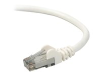 Belkin 900 Series - Patch-kabel - RJ-45 (hane) - RJ-45 (hane) - 50 cm - STP - CAT 6 - hakfri - vit A3L980B50CMW-HS