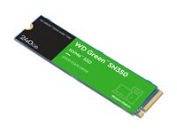 WD Green SN350 NVMe SSD WDS240G2G0C-00AJM0 - SSD - 240 GB - inbyggd - M.2 2280 - PCIe 3.0 x4 (NVMe) WDS240G2G0C-00AJM0