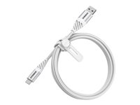 OtterBox Premium - USB-kabel - 24 pin USB-C (hane) till USB (hane) - USB 2.0 - 3 A - 1 m - molnvit 78-52667