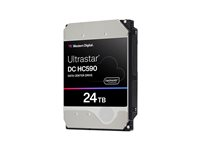 WD Ultrastar DC HC590 0F65642 - Hårddisk - datacenter - krypterat - 24 TB - inbyggd - 3.5" - SATA 6Gb/s - 7200 rpm - buffert: 512 MB - Self-Encrypting Drive (SED) 0F65684