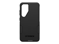 OtterBox Commuter Series - Baksidesskydd för mobiltelefon - antimikrobiell - polykarbonat, syntetiskt gummi - svart - för Samsung Galaxy S23 77-91095