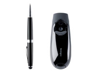 Kensington Presenter Expert Green Laser Presenter with Cursor Control and Memory - Presentationsfjärrkontroll - RF - svart K72427EU