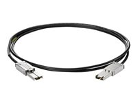 HPE - Extern SAS-kabel - 4-vägs - 26-pin 4x skärmad Mini MultiLane SAS (SFF-8088) till 4 x InfiniBand - för LTO-4 Ultrium; LTO-5 Ultrium; StoreEver 6250, LTO-6; Ultrium 1840, 920 AE466A