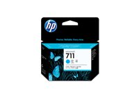 HP 711 - 3-pack - 29 ml - cyan - original - DesignJet - bläckpatron - för DesignJet T100, T120, T120 ePrinter, T125, T130, T520, T520 ePrinter, T525, T530 CZ134A