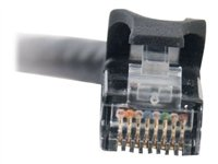 C2G Cat6 Booted Unshielded (UTP) Crossover Patch Cable - Övergångskabel - RJ-45 (hane) till RJ-45 (hane) - 7 m - UTP - CAT 6 - formpressad, hakfri, tvinnad - svart 83545