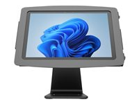 Compulocks Surface Pro 8-9 Space Enclosure Rotating Counter Stand - Ställ - för surfplatta - roterande inhägnad - låsbar - höggradig aluminium - svart - skärmstorlek: 13" - bänkskiva, fristående - för Microsoft Surface Pro 8, Pro 9 303B580SPSB