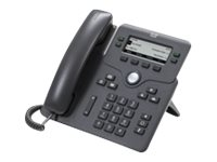 Cisco IP Phone 6861 - VoIP-telefon - IEEE 802.11a/b/g/n (Wi-Fi) - SIP, SRTP - 4 linjer - återanvänd CP-6861-3PWUKK9-RF