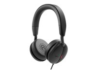 Dell Pro Wired ANC Headset WH5024 - Headset - på örat - kabelansluten - aktiv brusradering - USB-C - Certifierad för Microsoft-teams, Zoomcertifierad WH5024-DWW