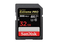 SanDisk Extreme Pro - Flash-minneskort - 32 GB - UHS-II U3 / Class10 - 1733x/2000x - SDHC UHS-II SDSDXDK-032G-GN4IN