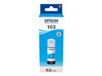 Epson 103 - 65 ml - cyan - original - påfyllnadsbläck - för Epson L1210, L3210, L3211, L3250, L3251, L3256, L3260, L3266, L5296; EcoTank L11050, L1250 C13T00S24A