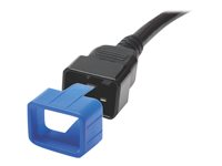 Eaton Tripp Lite Series PDU Plug Lock Connector C20 Power Cord to C19 Outlet Blue 100pk - Kabelborttagningslås - blå PLC19BL