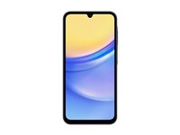 Samsung Galaxy A15 5G - 5G pekskärmsmobil - dual-SIM - RAM 4 GB / Internminne 128 GB - microSD slot - OLED-skärm - 6.5" - 2340 x 1080 pixlar (90 Hz) - 3 st. bakre kameror 50 MP, 5 MP, 2 MP - front camera 13 MP - blåsvart SM-A156BZKDEUB