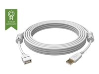 Vision Techconnect - USB-förlängningskabel - USB (hona) till USB (hane) - USB 2.0 - 2 m - vit TC 2MUSBEXT