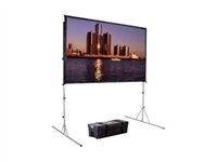 Da-Lite Fast-Fold Deluxe Screen Series Portable Folding Frame Screen - 130" Screen - Projektorduk - bakre - 133" (338 cm) - 16:9 - Dual Vision 88692
