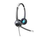 Cisco 522 Wired Dual - Headset - på örat - kabelansluten - 3,5 mm kontakt CP-HS-W-522-USB=