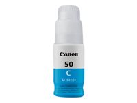 Canon GI 50 C - Cyan - original - påfyllnadsbläck - för PIXMA G5050, G6050, G7050, GM2050, GM4050 3403C001