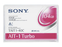 Sony TAIT1-40C - AIT 1 Turbo - 40 GB / 104 GB - för AIT i100STS, Turbo e100S, Turbo i100AS, Turbo i100S TAIT140C