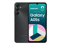 Samsung Galaxy A05s - 4G pekskärmsmobil - dual-SIM - RAM 4 GB / Internminne 64 GB - microSD slot - LCD-skärm - 6.7" - 2400 x 1080 pixlar - 3 st. bakre kameror 50 MP, 2 MP, 2 MP - front camera 13 MP - svart SM-A057GZKUEUB