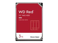 WD Red WD30EFAX - Hårddisk - 3 TB - inbyggd - 3.5" - SATA 6Gb/s - 5400 rpm - buffert: 256 MB WD30EFAX