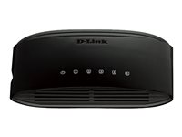 D-Link DES 1005D - Switch - ohanterad - 5 x 10/100 - skrivbordsmodell DES-1005D/E