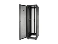 APC NetShelter SV - Rack skåp - svart - 42U - 19" - för P/N: SMTL1500RM3UC, SMTL1500RMI3UC, SMX2KRMLVNCUS, SRT2200RMXLAUS, SRT3000XLAUS AR2400