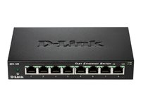 D-Link DES 108 - Switch - 8 x 10/100 - skrivbordsmodell DES-108/E