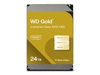 WD Gold - Hårddisk - Enterprise - 24 TB - inbyggd - 3.5" - SATA 6Gb/s - 7200 rpm - buffert: 512 MB WD241KRYZ