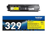 Brother TN329Y - Gul - original - tonerkassett - för Brother DCP-L8450CDW, HL-L8350CDW, HL-L8350CDWT, MFC-L8850CDW TN329Y