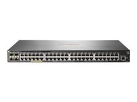 HPE Aruba 2930F 48G PoE+ 4SFP - Switch - L3 - Administrerad - 48 x 10/100/1000 (PoE+) + 4 x gigabit SFP (upplänk) - rackmonterbar - PoE+ (370 W) JL262A#ABB