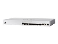 Cisco Business 350 Series CBS350-12XS - Switch - L3 - Administrerad - 10 x 10 Gigabit SFP+ + 2 x combo 10 Gigabit SFP+/RJ-45 - rackmonterbar CBS350-12XS-EU