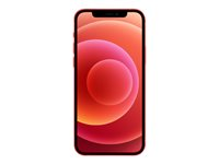 Apple iPhone 12 - (PRODUCT) RED - 5G smartphone - dual-SIM / Internal Memory 64 GB - OLED-skärm - 6.1" - 2532 x 1170 pixlar - 2 bakre kameror 12 MP, 12 MP - front camera 12 MP - röd MGJ73QN/A