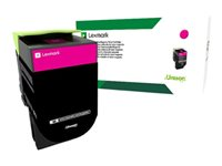 Lexmark 802XM - Extra lång livslängd - magenta - original - tonerkassett LCCP, LRP - för Lexmark CX510de, CX510de Statoil, CX510dhe, CX510dthe 80C2XM0