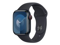 Apple - Band för smart klocka - 41 mm - storlek M/L - midnatt MT2T3ZM/A