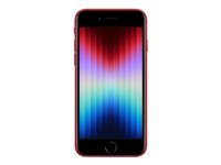 Apple iPhone SE (3rd generation) - (PRODUCT) RED - 5G smartphone - dual-SIM / Internal Memory 64 GB - LCD-skärm - 4.7" - 1334 x 750 pixlar - rear camera 12 MP - front camera 7 MP - röd MMXH3QN/A