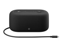 Microsoft Audio Dock - Högtalartelefon/dockningsstation - kabelansluten - USB-C - mattsvart - Certifierad för Microsoft-teams IVF-00003