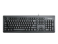 Kensington ValuKeyboard - Tangentbord - USB - brittisk - svart 1500109