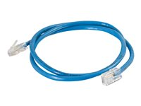 C2G Cat5e Non-Booted Unshielded (UTP) Network Patch Cable - Patch-kabel - RJ-45 (hane) till RJ-45 (hane) - 50 cm - UTP - CAT 5e - tvinnad, enhetsstart - blå 83020