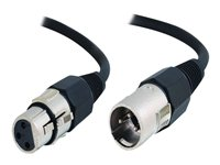 C2G Pro-Audio - Ljudkabel - XLR3 hane till XLR3 hona - 7 m - SFTP (skärmat folieöverdraget tvinnat par) 80381