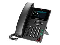 Poly VVX 250 - OBi Edition - VoIP-telefon - 3-riktad samtalsförmåg - SRTP, SIP, SDP, RTP - 4 linjer - svart 89B58AA